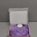 Miuric Lavender Purple Wig with Bangs Short Light Purple Wigs for Women Colorful Wavy Bob Wig Shoulder Length Women's Wigs Synthetic Heat Resistant Fiber Wigs for Cosplay Costume Party(14 Inches)