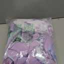 Disney Frozen 2 Lavender, Light Blue and Purple Forest Spirit 4 Piece Toddler Bed Set - Comforter, Fitted Bottom Sheet, Flat Top Sheet, Reversible Pillowcase