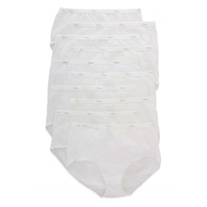 Hanes Womens Cotton Value Pack, 10pack, All White, Size:9/2X
