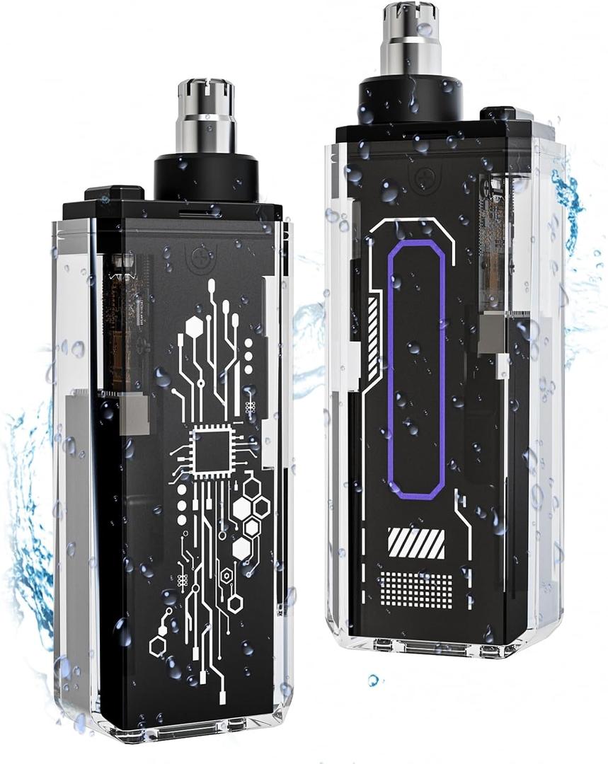 IMPORX Nose Hair Trimmer for Men and Women Rechargeable Professional Hair Removal Portable Travel Trimmer Stocking Stuffers for Men Gifts Idea Waterproof for Washable (1 Pack)