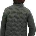 M MAELREG Boys Winter Jacket Lightweight Performance Windproof Collar Full Zip Casual Youth Puffer Jacket with Pockets (10 Years)