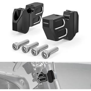 NICECNC Black Rearward Handlebar Risers Aluminum Compatible with Harley Sportster S RH1250S 2021-2024