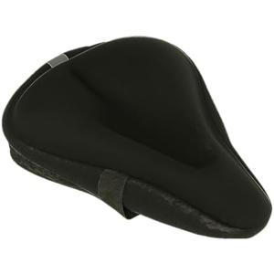 QBXMY7 Bike Seat Cushion, Waterproof Gel Bike Seat Cushion Cover - Soft Padded Comfort for Men & Women