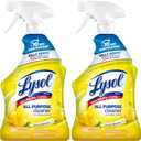 Lysol All Purpose Cleaner Spray, Multi-Purpose Disinfecting Spray, Kitchen & Bathroom Cleaner, Lemon Breeze Scent, 32 Fl Oz (Pack of 2)