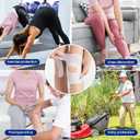 Galvaran Knee Brace with Side Stabilizers Relieve Meniscus Tear Knee Pain ACL MCL Arthritis,Joint Pain Relief, Breathable Adjustable Knee Support Suitable for Men and Women with Sports Injuries