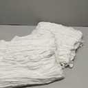 IVAPUPU 2 Pcs Cheesecloth Fall Thanksgiving Table Runner - 10ft Ivory White Boho Gauze Cheese Cloth Table Runners for Baby Shower Decoration Wedding Party Summer Garden Farmhouse Christmas Decor