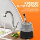 RP50587 Cartridge Valve Replacement for RP50587 Delta Cartridge, Compatible with DST Single Handle Kitchen and Lavatory Faucets - Includes Allen Wrench for Easy Installation
