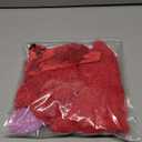 Avidlove Women Sexy Lingerie Set 3 Piece Bra and Panty Sets with Lace Kimono Robe Sleepwear Mesh Nightgown (Small, Red)