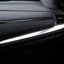 Car Accessories Fit for Honda CR-V CRV 2017-2022 Center Consoles Dash Board Panel Cover Trim Sticker Interior Decoration Mouldings (Matte Silver) ABS 2 PCS