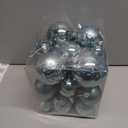 Senjie Green Shatterproof Christmas Ball Ornaments, 32 Pcs, Plastic, Wedding & Christmas, Hanging