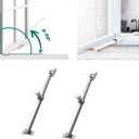 335mm Casement Window Stay Stainless Steel Security Window Latches Adjustable Telescoping Wind Brace, 2pcs