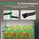 VIVOSUN PRO Grow Tent 2x4 Indoor Grow Tent with Thick 1 inch Poles Strengthened High Reflective Mylar Oxford Fabric Extra Hanging Bars & High CFM Kit for Hydroponics Indoor Plant for AeroLight A200SE