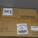 TUTOTAK 3 Tier Printer Stand, Rolling Printer Cart with Power Outlets and USB Ports, Mobile Printer Table with Wheels, for Under Desk, Office, Home,Brown PS02BB001 (3 tier(15.7 x 11.8 x 23.6inchs))