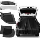 Yahenda Car Window Screens for Camping, SUV Tailgate Screen Included, 5 Pcs Car Window Bug Screens Set, Mosquito Net Privacy Shade for SUV Camping Side Windows & Trunk(XL)