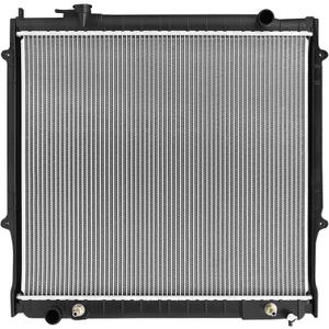 KUIPERAUTO 20.75'' Aluminum Radiator W/Oil Cooler Compatible for 1995-2004 Toyota Tacoma 2.4L 2.7L 3.4L L4 V6 Replace# CU1774 1641