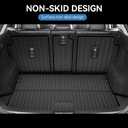Cargo Liner with Backrest Mat Compatible with 2017-2025 Mazda CX-5 All Weather Protection CX5 Accessories