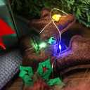 2 x LOVESTOWN Light Up Reindeer Antlers Headband, Christmas Reindeer Headband LED Plush Reindeer Headband for Christmas Party Costume