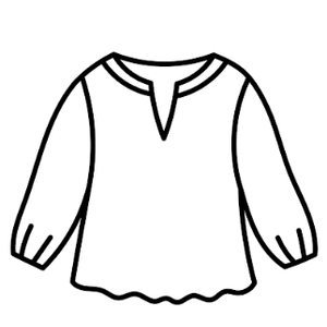 Hot Touch  Women Casual Chiffon Blouse Tops Loose V Neck Long Sleeve Blouse S