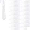 150 PCS Plastic Curtain Hooks, Adjustable Pinch Pleat Hooks Ratchet System Pinch Pleat Curtain Hook White Curtains Hook for Drapes Curtains Pleats Clips for Window Door Bathroom