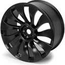 21" 21x10.5 Inch New Aluminum Alloy Replacement Wheel Rim Compatible with Model Y 2020–2023, Only Fit Rear Wheel, OEM Design Replacement Rim,Black 1 Set