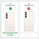 YESPURE for Samsung Galaxy S24 Case Halloween Clear Cute Spider Web Painting Case for Kids Transparent Soft TPU Slim Protective Case Bumper Shockproof Protection for Galaxy S24