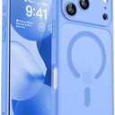 CANSHN Magnetic Compatible with iPhone 17 Pro Case, Upgraded [Full Camera Protection] [Compatible with Magsafe] [Translucent Matte] Shockproof Protective Phone Cover 6.3 Inch - Ultramarine