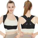 Posture Corrector for Women-Back Brace Support-Adjustable Shoulder Straightener forUpper Spine Support- Neck, Shoulder, Clavicle and Back Pain Relief (S/M)