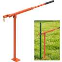 Insaga T Post Puller Heavy Duty – 36" Fence Post Puller Tool with Telescoping Handle, Carbon Steel Post Remover for T-Posts, Wood Stakes, Sign Posts & Tree Stumps – Foldable Design for Easy Storage