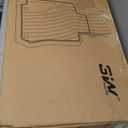 3W Floor Mats for 2019-2025 2026 Ram 2500/3500 Crew Cab with Bucket Seat (Not for PTO KIT Models), All Weather TPE Custom Fit Dodge Ram 2500/3500 Floor Liners 1st & 2nd Row (for Carpet Floor), Black