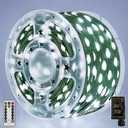 Ollny Christmas Lights Outdoor, 393FT 1200 LED IP67 Waterproof Christmas Tree Lights with 8 Modes Remote Timer, String Lights for House Yard Outside Indoor Xmas Decorations Cool White