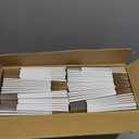 ZxeluPapr 50 Pack 9x6x2 Shipping Boxes, White Corrugated Cardboard Packaging Box for Small Business