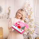 24 Pcs 2025 Pink Christmas Advent Calendar for Teen Girls Women 24 Days Pink Tool Advent Calendar Household Hand Tool Kit Mini Repair Set for Women Household and Office Christmas Xmas Gifts