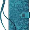 Wallet Case for iPhone 17,[RFID Blocking] 3 Card Holder Stand with Credit Card Slot PU Leather Magnetic Protective Flip Cover for iPhone 17 (Blue)