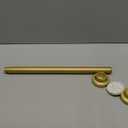 AIZESI Small Tension Rod 18 To 27 Inch1 - Inch Diameter Gold Tension Curtain Rod Small Tension Rod No Drilling, Anti - Slip, Anti - Rust Short Tension Rod