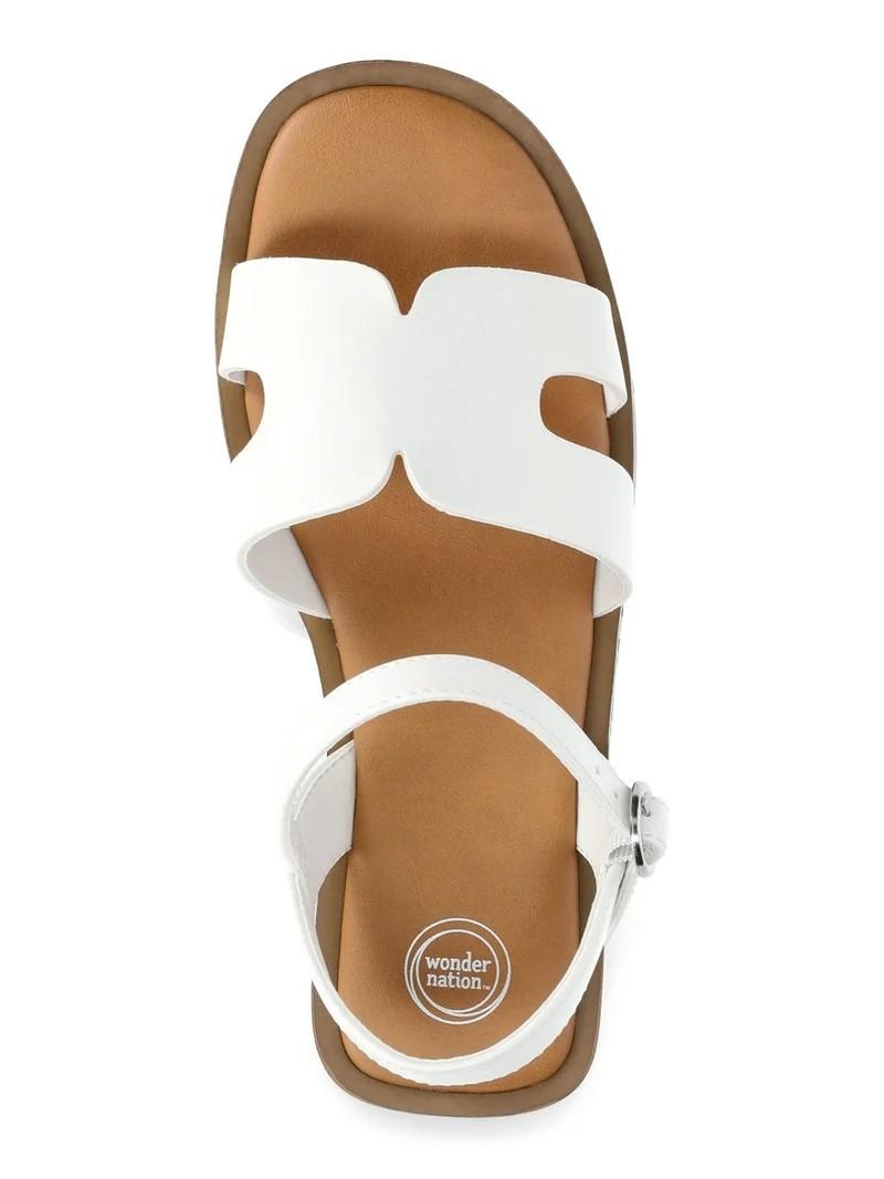 Wonder Nation Little & Big Girl Fashion Sandal
, Size 13