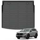 Auxko All Weather Cargo Liner Fit for Honda CR-V(Include Hybrid) 2023 2024 2025 2026 Upper Position TPE Rubber Trunk Mat CRV Accessories All Season Guard Odorless Anti-Slip Cargo Mat Black