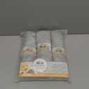 BlueSnail Quilted Thicker Waterproof Changing Pad Liners 3 Count(Gray 13 x 27)