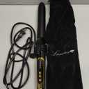 LANVIER 1.25 Inch Curling Iron, Extra Long Barrel 1 1/4 Inch Curling Iron for Long Hair up to 450F, Worldwide Dual Voltage Hair Curler for Traveling, Hair Waving Style Tool Black