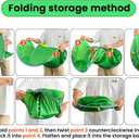3 x Leaf Collector, Foldable Portable Leaf Bags, Reusable Yard Garden Bags for Leaves, Grass, Lawn Trash