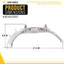 Dryer Bearing Replacement Dryer Maintenance Kit for GE DBXR463ED2WW GTDP490ED0WS DBXR463EG6WW DHDSR46EE1WW DBXR463ED1WW GTDP300EM1WS DWSR463EG7WW DBLR333EE1WW DBLR333EE2WW DBSR463EG7WW DBXR453GT5WW