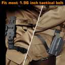 Tactical Modular Holster Adapter with QLS kit, Drop Leg Holster Platform with Leg Strap Police Gear
