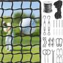 NQB Golf Practice Net with Steel Hanging Kit & Nylon Rope, Hitting Net for Multiple Sports (10x10FT)