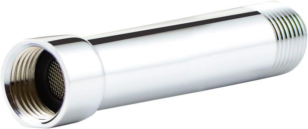 Purelux Shower Arm Extension, Shower Head Extender 4 Inches, Chrome Finish Made of Stainless Steel