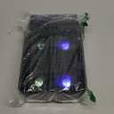 Fence Lights Solar Powered, 6-Pack Solar Fence Lights Up/Down Flexible Buttons, IP67 Waterproof for Outdoor, 100LM Bright, Auto Dusk to Dawn for Wall/Stairs/Yard/Railing/Deck/Pathway (White & RGB)