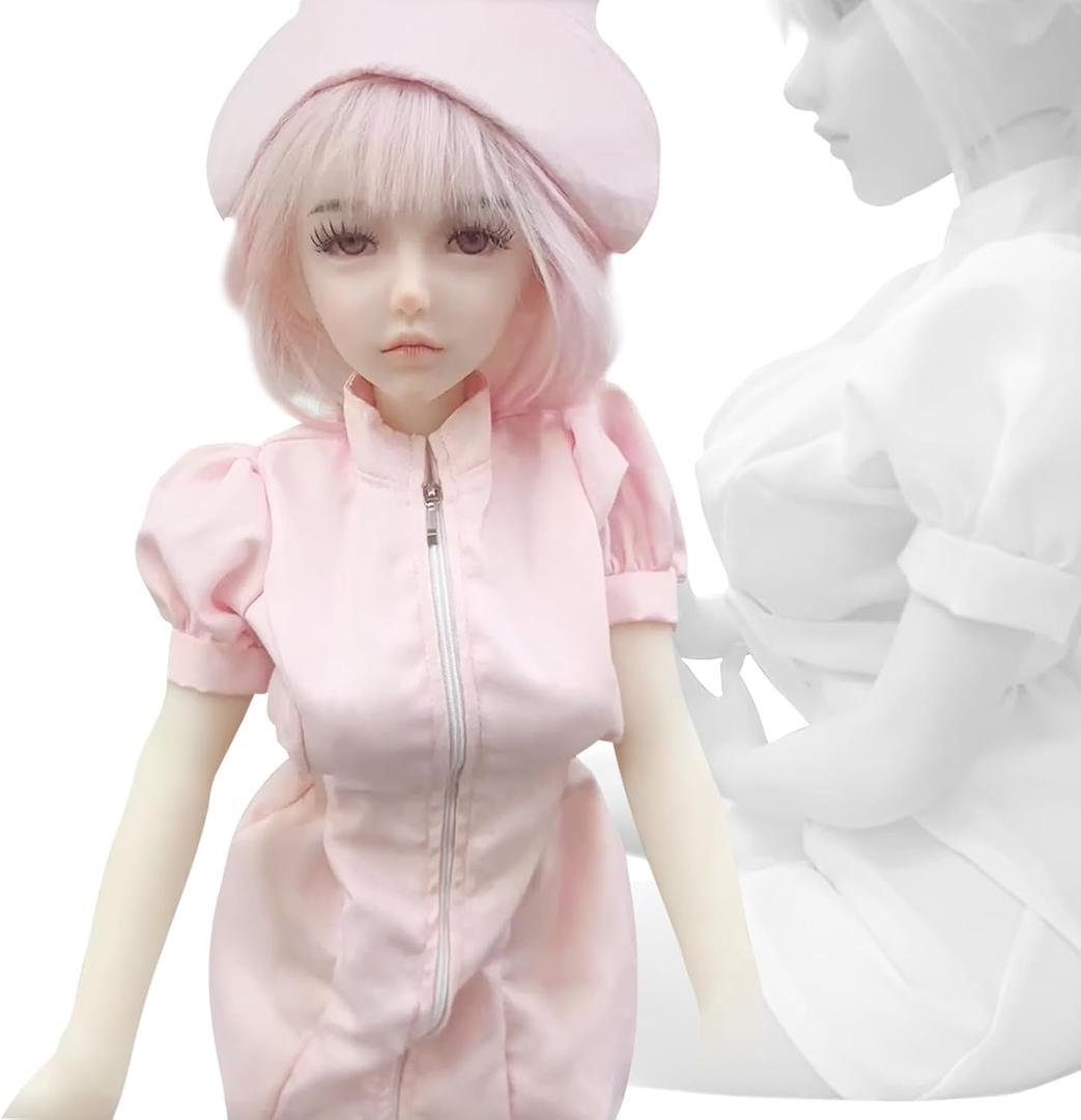 Doll Clothes 80~100cm Doll Clothes for 32~40 inch Doll Clothes Doll Clothing Costume 1/2 Doll Clothes Bust 50cm Doll Outfits (Nurse-Uniform)