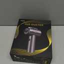 Compressed Air Duster, 110000RPM Ultra-Powerful Electric Air Duster with LED Light, 3-Speed Adjustable, Rechargeable Cordless Mini Blower for Computer, Keyboard, Car, PS5, Outdoor & Home Cleaning