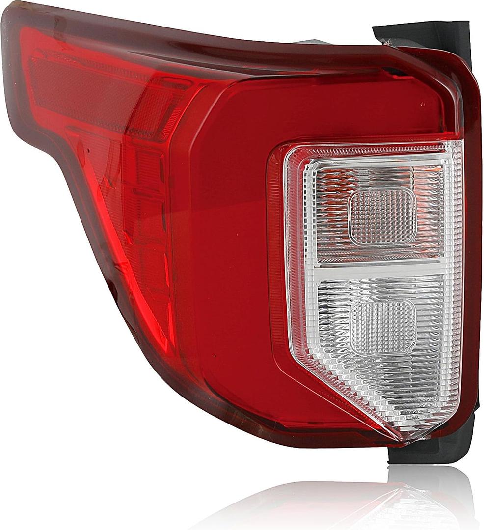 LED Tail Lights Assembly Compatible with 2020-2023 Ford Explorer Base/XLT/Limited/Platinum Taillight Rear Brake Lamp Signal with Bulbs and Harnesses Left Driver Side LB5Z13405F FO2800275