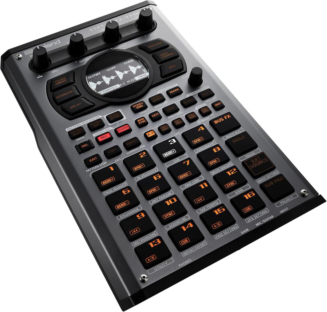 Roland SP-404MKII Creative Sampler and Effector with 16GB Internal Storage, 32-Voice Polyphony and 160 Samples Per Project (SP-404MK2)