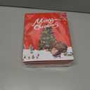 Lemical Christmas Window Lights Decorations 3Pack Battery Powered Xmas Hanging Light Merry Christmas Train Santa Sleigh LED String with Suction Cup for Xmas Tree Party Fireplace Indoor Decor