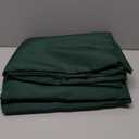 Obstal 2 Pack Blackish Green Table Cloths for 6 Foot Rectangle Tables - Water Resistant Washable Fabric Polyester Rectangle Table Cover Protector for Wedding, Banquet and Trade Shows